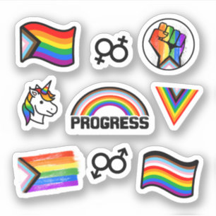 Progress Pride Kollektion Aufkleber