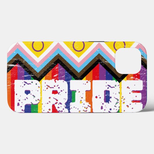 Progress Pride LGBTQ Case-Mate iPhone Hülle (Rückseite (Horizontal))
