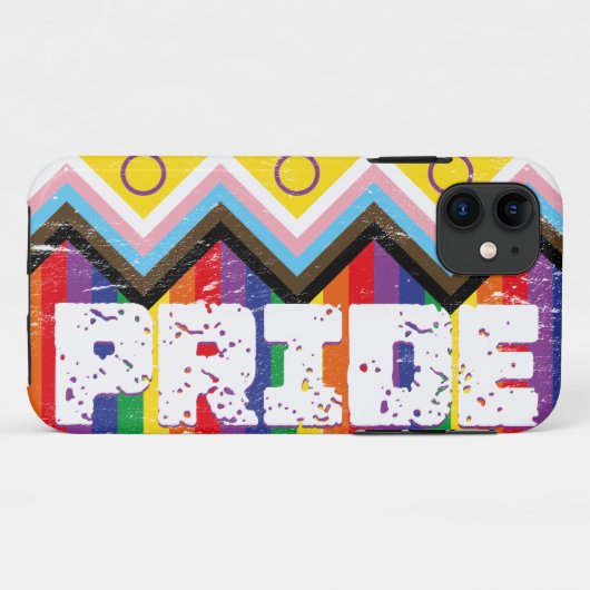 Progress Pride LGBTQ Case-Mate iPhone Hülle (Rückseite (Horizontal))
