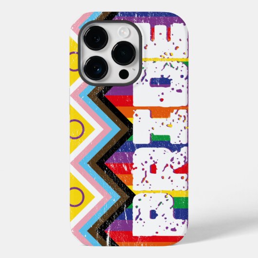 Progress Pride LGBTQ Case-Mate iPhone Hülle (Rückseite)