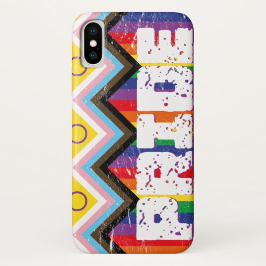 Progress Pride LGBTQ Case-Mate iPhone Hülle (Rückseite)