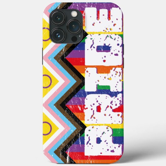 Progress Pride LGBTQ Case-Mate iPhone Hülle (Rückseite)