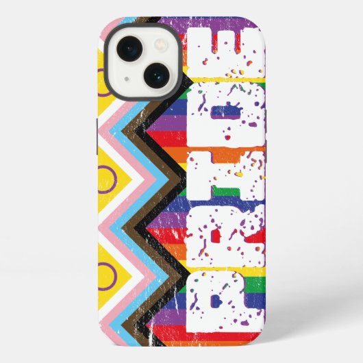 Progress Pride LGBTQ iPhone Hülle (Rückseite)