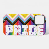Progress Pride LGBTQ  iPhone Hülle (Rückseite (Horizontal))