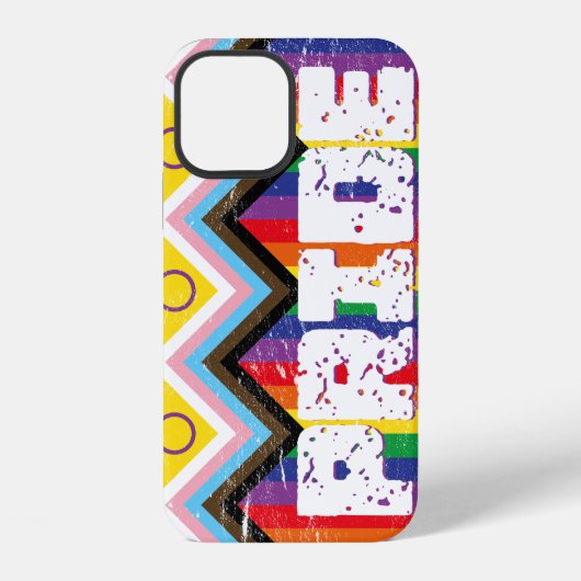 Progress Pride LGBTQ  iPhone Hülle (Rückseite)