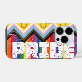 Progress Pride LGBTQ iPhone Hülle (Rückseite (Horizontal))