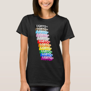 Progress Pride LGBTQ+ Muster T-Shirt