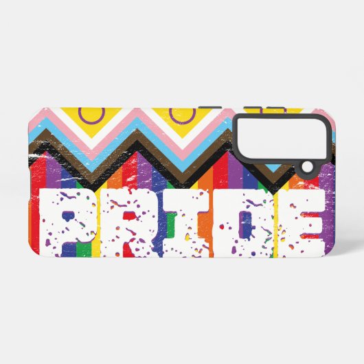 Progress Pride LGBTQ Samsung Galaxy Hülle (Rückseite (Horizontal))