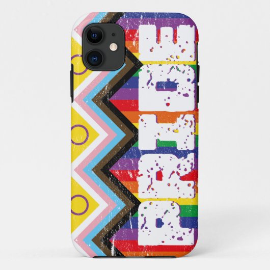 Progress Pride LGBTQ+ wird oft zu Progress Pride v Case-Mate iPhone Hülle (Rückseite)