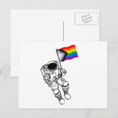 Progress Pride Mondmann Postkarte (Vorne/Hinten)