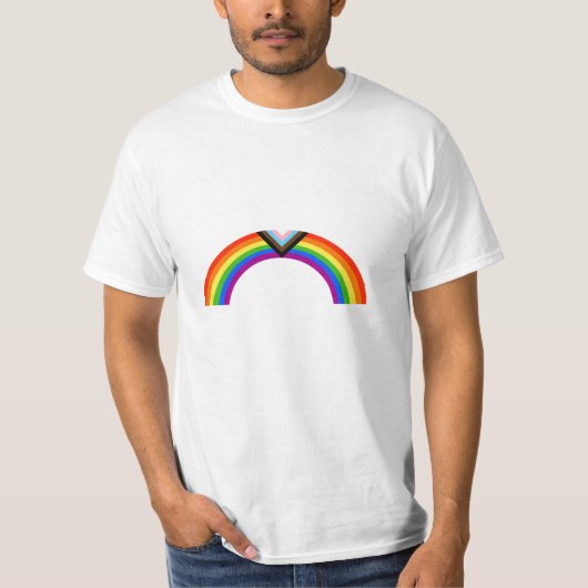 Progress Pride Rainbow Arch T-Shirt (Vorderseite)