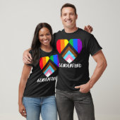 Progress Pride Rainbow Flag Inclusive Heart Gen T-Shirt (Unisex)
