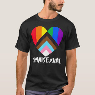 Progress Pride Rainbow Flag Inklusivität Herzstück T-Shirt