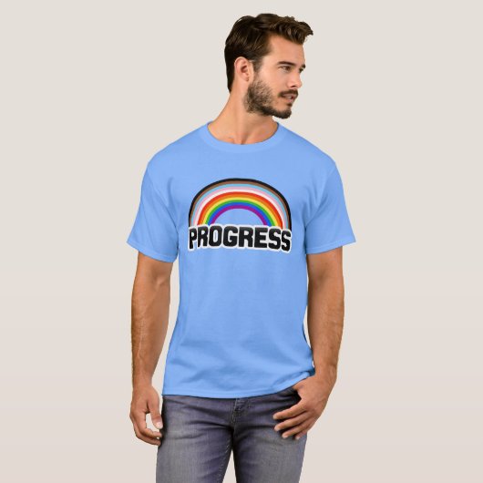 Progress Pride Rainbow-T - Shirt (Vorne ganz)