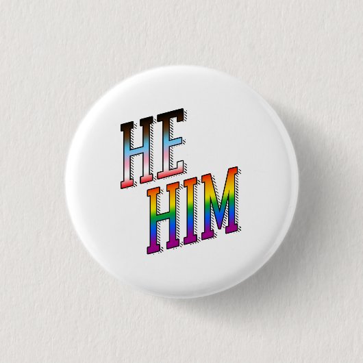 Progress Pronouns Er Ihm Button (Vorderseite)