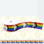 Progress Rainbow Flag Band, Prix Flag & LGBTQ Satinband