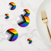 Progress Rainbow Flag Confetti, Party, LGBTQ Konfetti (Gruppe)