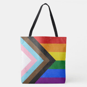 Progress-Regenbogenflagge Tasche