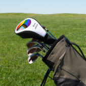 Progress-Regenbogenflagge und -stolz, mit Monogram Golf Headcover (In SItu)