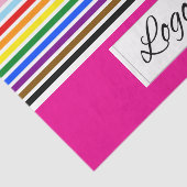 Progress Strips Pink-Logo-Vorlage Seidenpapier (Ausschnitt)