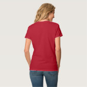 Progress Women's Basic V-Neck T - Shirt (Rückseite Vollansicht)