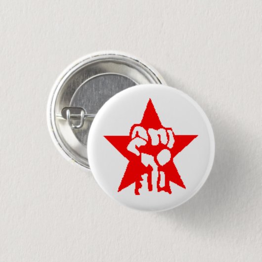 Progressist-ArbeitsPartyknopf Button (Vorne & Hinten)