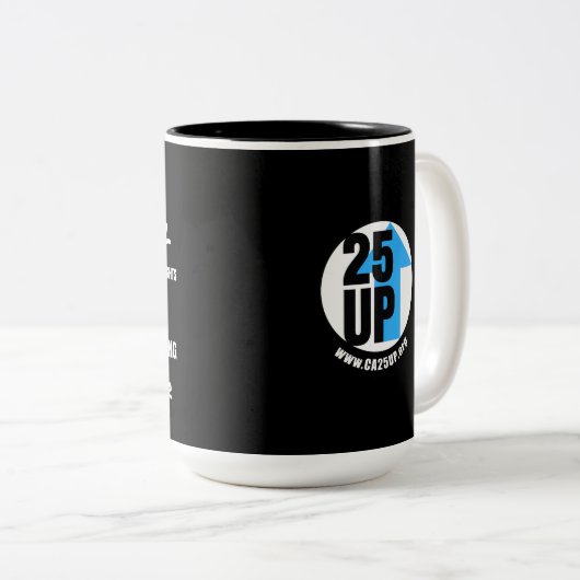 Progressist bewertet Tasse (VorderseiteRechts)