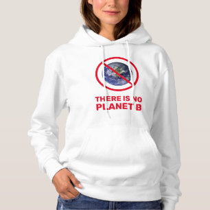 Progressiv No Planet B Klimaaktivist Protest Hoodie