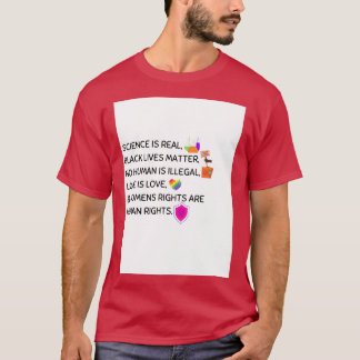 Progressive Art Science BLM LGBT Feminismus T-Shirt