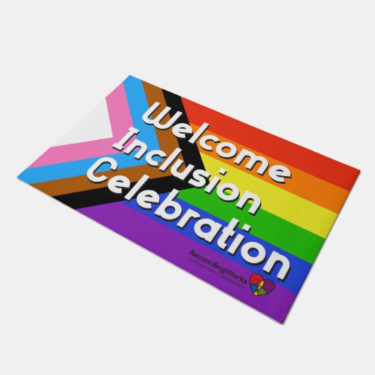 Progressive Druckfahne Fußmatte (Schrägansicht)