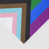 Progressive Flagge Seidenpapier (Ausschnitt)