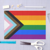 Progressive Flagge Seidenpapier (Handwerk)