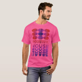 Progressive House Music Shirt Edm Disco Zip (Vorne ganz)