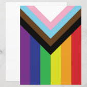Progressive LGBTQIA-Flagge (Vorne/Hinten)