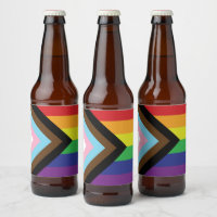 Progressive LGBTQIA-Flagge