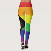 Progressive LGBTQIA-Flagge Leggings (Rückseite)