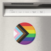 Progressive LGBTQIA-Flagge Magnet (In Situ (Geschirrspüler))