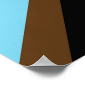 Progressive LGBTQIA-Flagge Poster (Ecke)