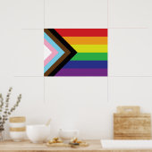 Progressive LGBTQIA-Flagge Poster (Küche)