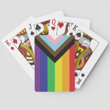 Progressive LGBTQIA-Flagge