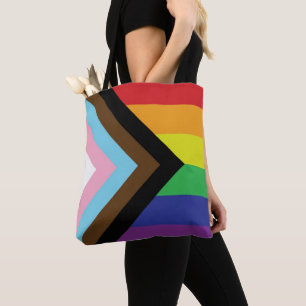 Progressive LGBTQIA-Flagge Tasche