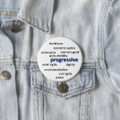 Progressive Philosophie und Werte Button (Beispiel)