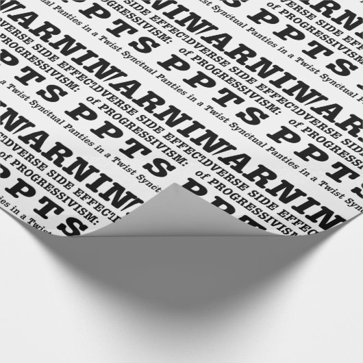 Progressive Politik Geschenkpapier (Ecke)