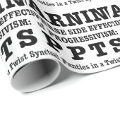 Progressive Politik Geschenkpapier (Rolleneckpunkt)