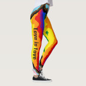 Progressive Pride-Liebe ist Liebe Leggings (Rechts)
