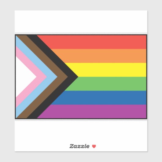 Progressive Pride Sticker (Blatt)