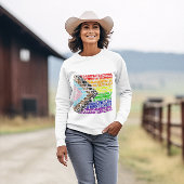 Progressive Rainbow Flag LGBT Gay Script Sweatshirt