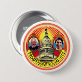 Progressive Sozialisten Button (Vorne & Hinten)