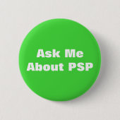 Progressive, supranukleäre PSP-Bewusstsein Button (Vorderseite)