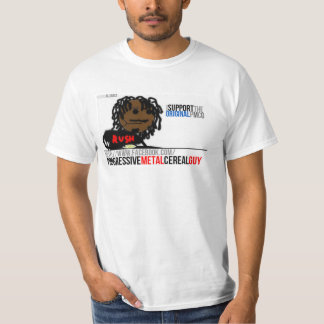 Progressiver Metallgetreide-Typ T-Shirt